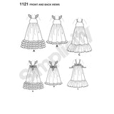 1121 Girls Pullover Dresses