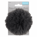 Pom Pom Faux Fur 11cm: 1 Piece Various Colours