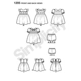 1205 Babies Dress and Panties