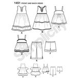 1451 Toddlers Dresses, Top, Cropped Trousers and Shorts