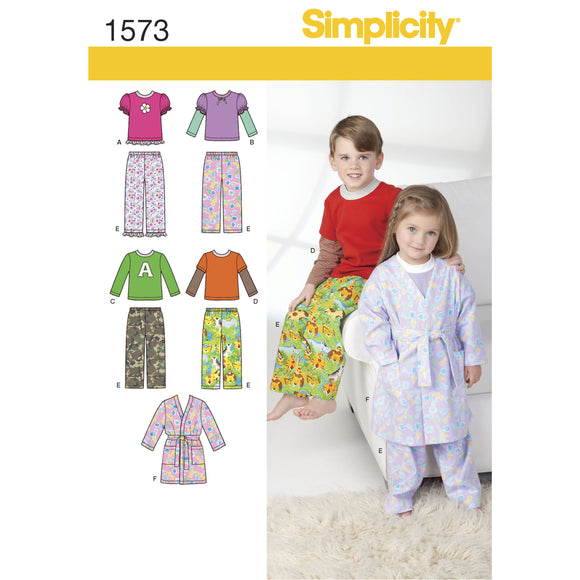 1573 Toddlers and Child's Loungewear