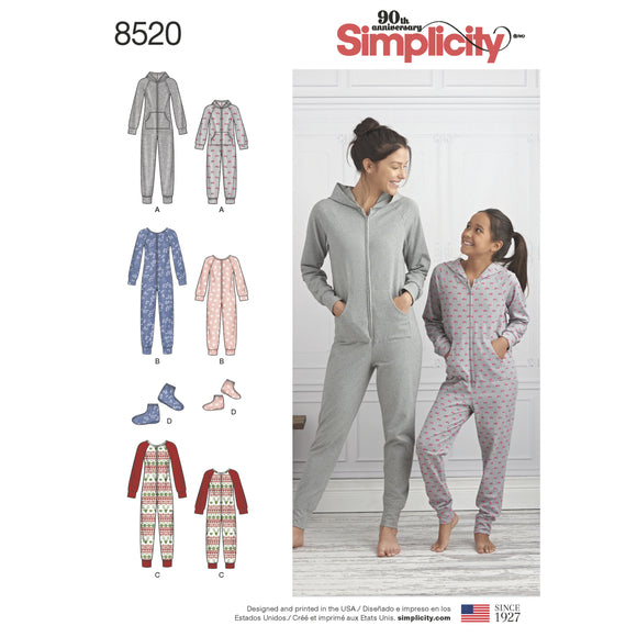 8520 Girls and Ladies Jumpsuits and Booties