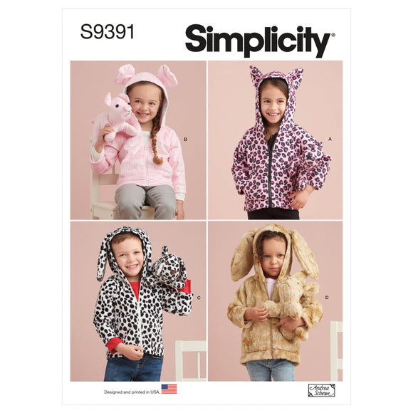 9391 Toddlers' Jackets and Small Plush Animals