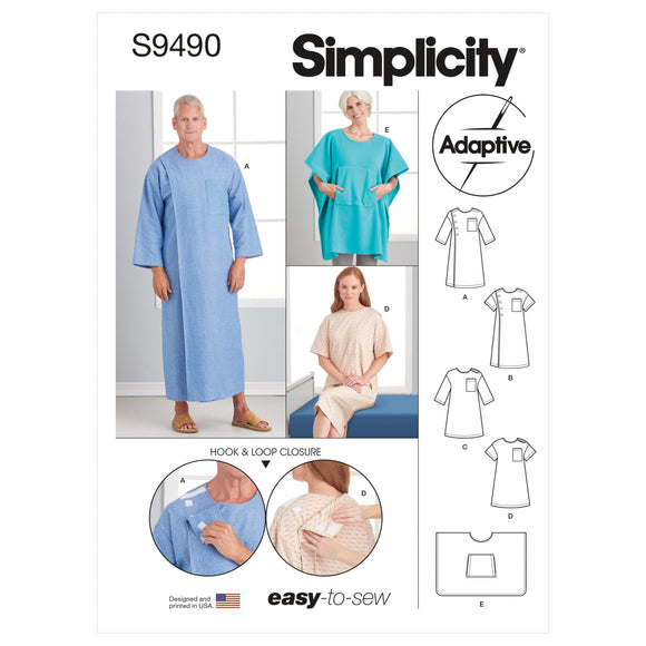 9490 Unisex Recovery Gowns and Bed Robe