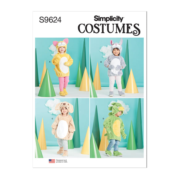 9624 Toddlers' Animal Costumes