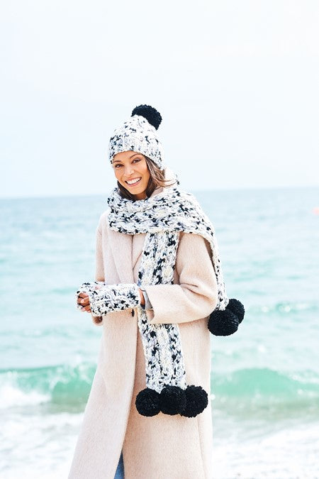 10036 Stylecraft Super Chunky Hat, Scarf & Mitts