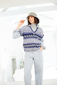 10075 Stylecraft Ladies Aran Tank Tops