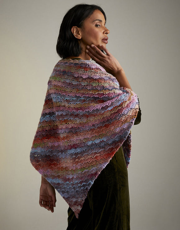 10722 Ladies Aran Crochet Shawl