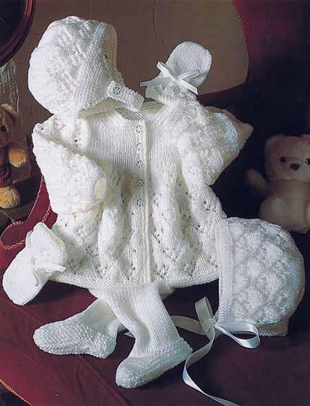 4187 Stylecraft Baby Double knit Cardigan Pram Set