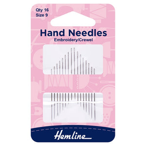 Embroidery Crewel Needles Size 9