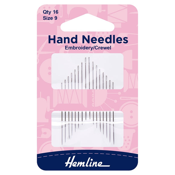Embroidery Crewel Needles Size 9