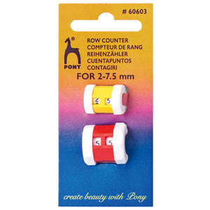 Set of 2 Row Counters 2 - 7.50mm