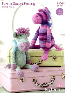 Stylecraft 9354 Crochet Stable Mates Pony and Donkey in DK