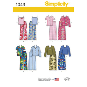 1043 Child's, Girls and Boys Separates