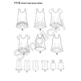 1113 Ladies Easy-To-Sew Knit Tops