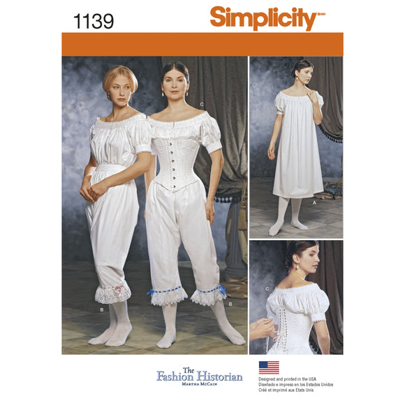 1139 Ladies Civil War Undergarments