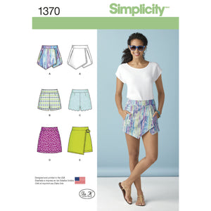 1370 Ladies Shorts, Skort and Skirt