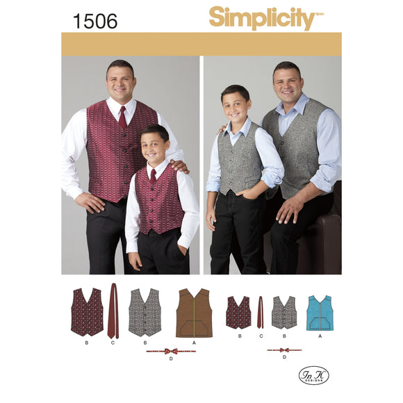 1506 Husky Boys and Big and Tall Men's Vests