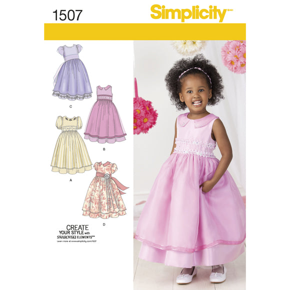 1507 Toddlers and Child's Special Occasion Dress