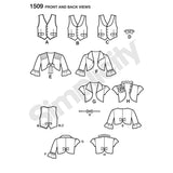 1509 Child's Vest, Bolero and Bow Tie