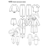 1572 Toddlers and Child's Sleepwear and Robe