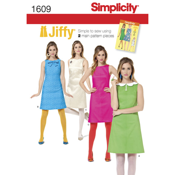 1609 Ladies Jiffy 1960's Vintage Dress