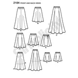 2184 Ladies Skirts