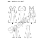 2247 Ladies & Plus Size Amazing Fit Dresses