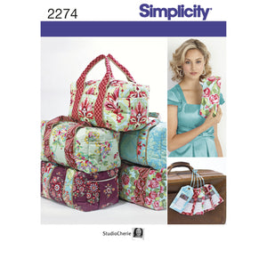 2274 Clutch, overnight bag and luggage tag