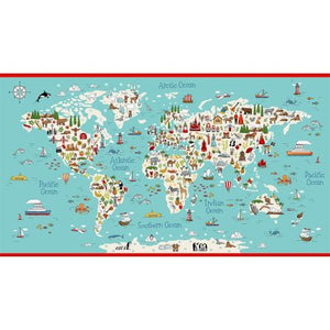 Around The World - Map Panel