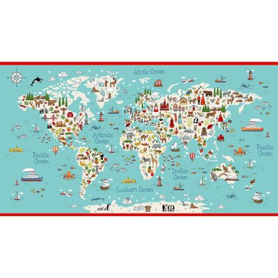 Around The World - Map Panel