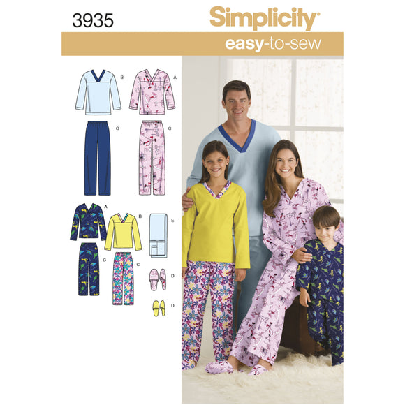 3935 Child, Teen & Adult Sleepwear