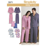 3971 Women's & Men's Plus Size Sleepwear and Pyjamas