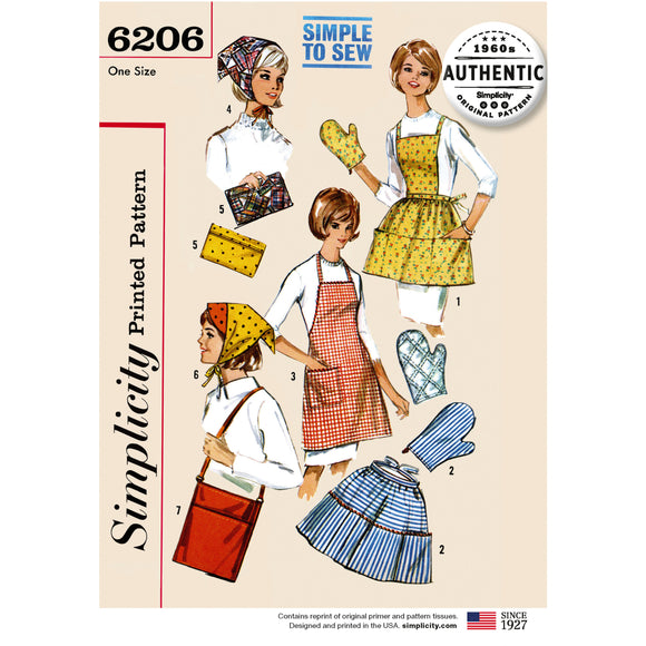 6206 Oven Mitts, Aprons & Accessories