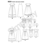 8024 Babies Christening Sets with Bonnets