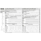 8056 Amazing Fit Ladies and Plus Size Flared Trousers or Shorts