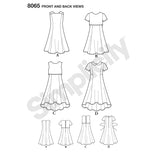 8065 Girls Plus Dress or Popover Dress