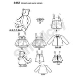 8155 Stuffed Bears with Clothes