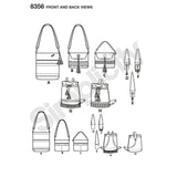 8356 Festival Bags in Four Sizes