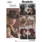 8361 Costume Hats in Three Sizes