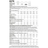 8376 Ladies Knit Top with Multiple Pieces for Design Hacking
