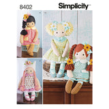 8402 23" Stuffed Dolls With Clothes