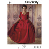 8411 Ladies 18th Century Costume