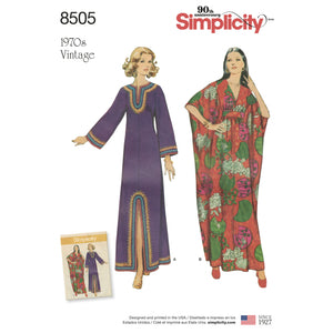 8505 Ladies Vintage Caftans
