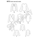 8513 Ladies Knit Bodysuits