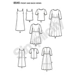 8545 Ladies Petite Dress and Top