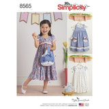 8565 Child's Ruby Jean's Dresses and Purses