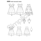 8565 Child's Ruby Jean's Dresses and Purses