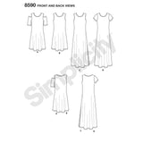 8590 Women's Knit Dresses