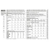 8605 Ladies Pull on Skirt and Trousers